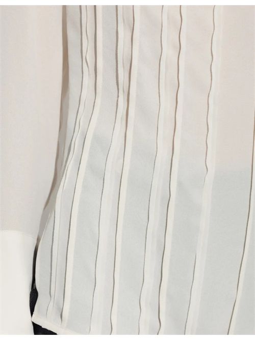 Blusa plissettata a maniche lunghe Victoria Beckham | 1326WSH007466A9893 ELDERFLOWER